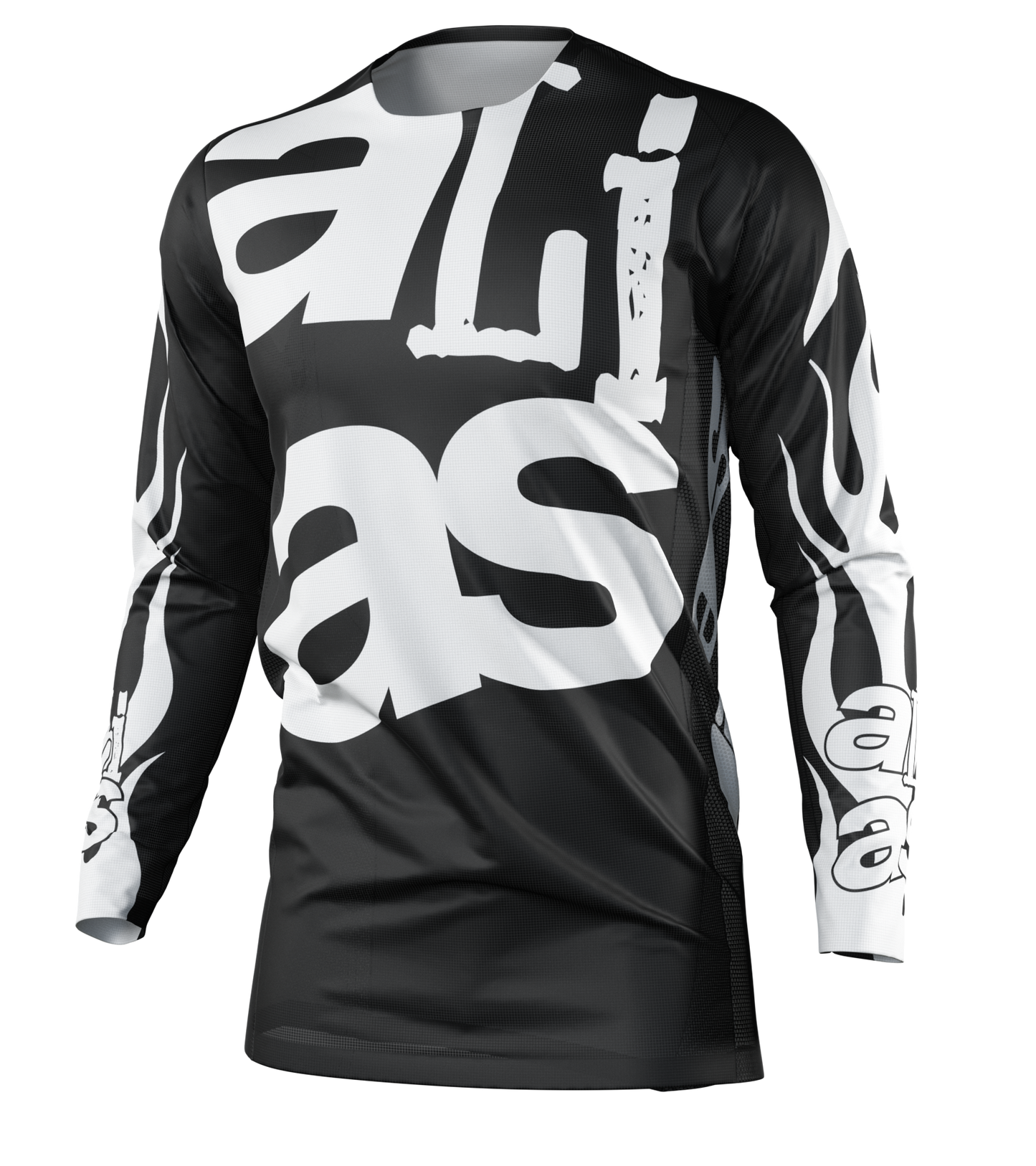 A1 JERSEY - FLAME BLACK