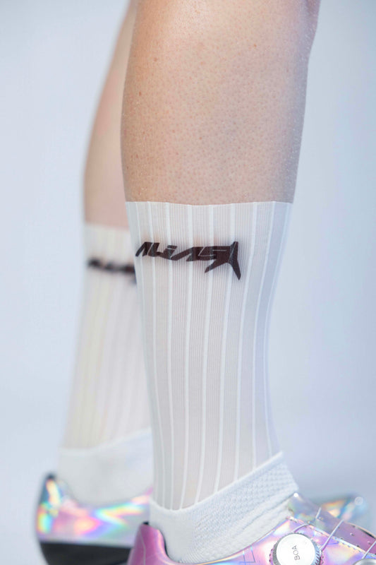 R1 Aero Socks - WHITE