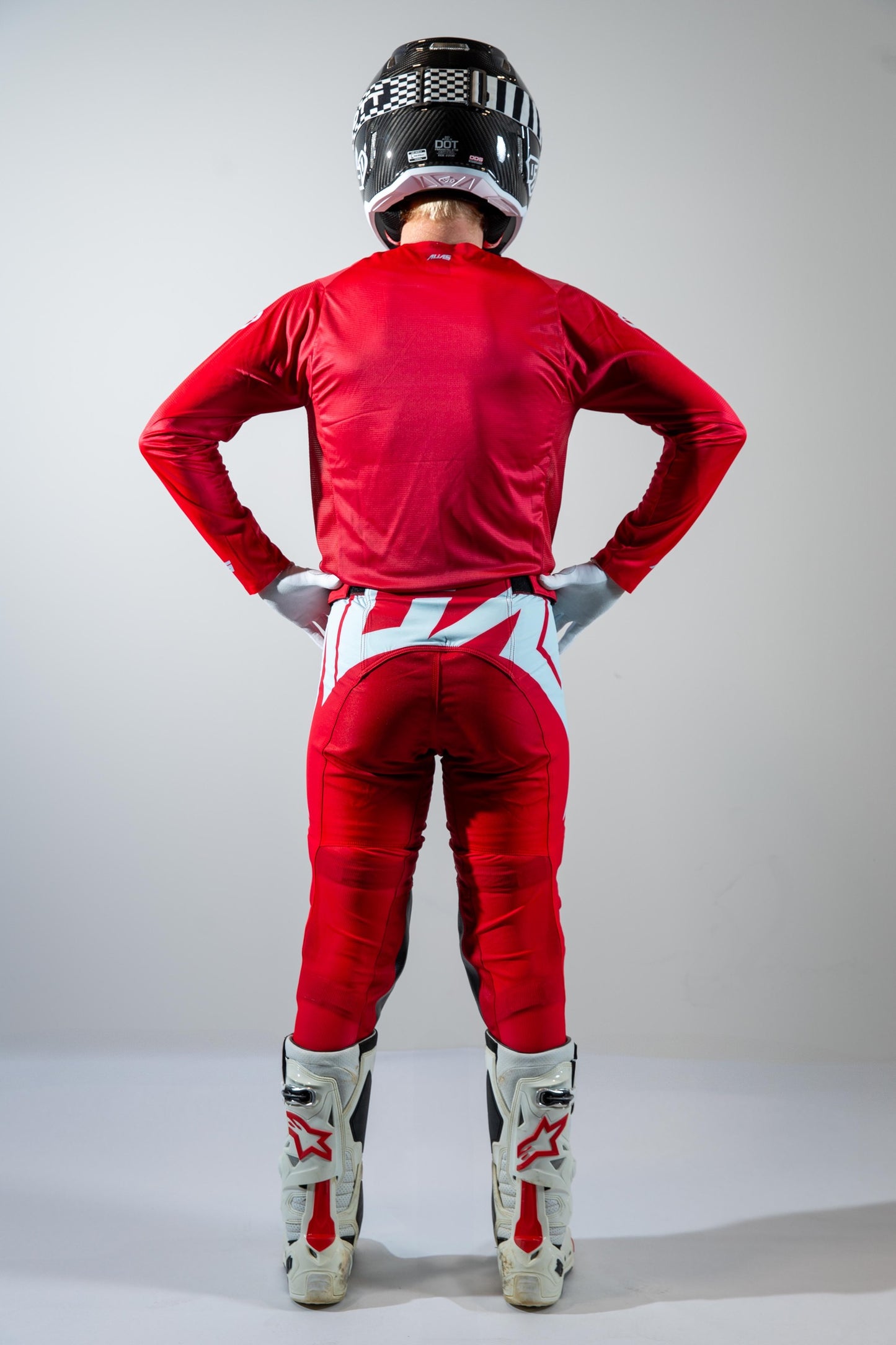 A1 PANT - GRADIENT RED