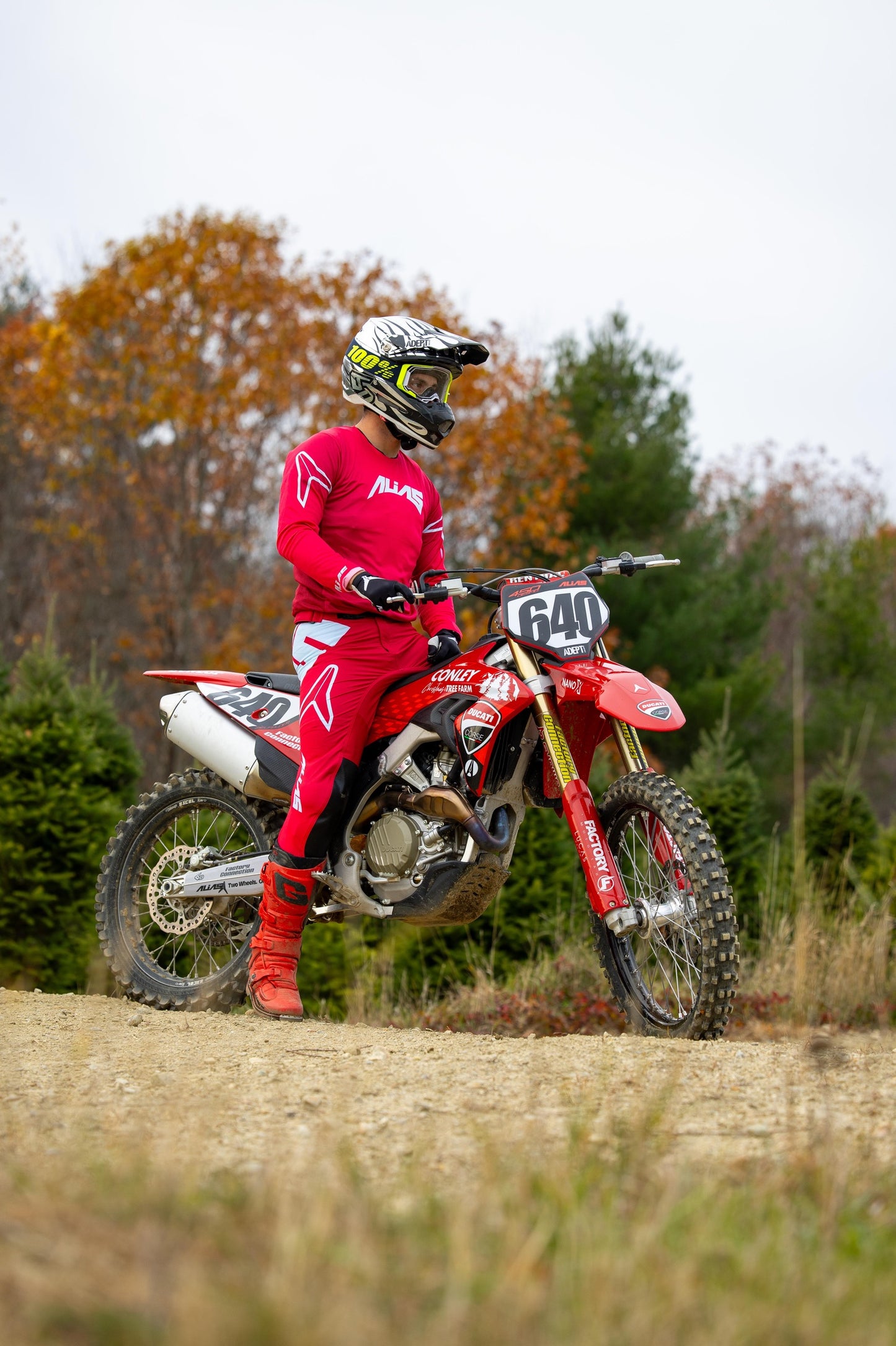 A1 PANT - GRADIENT RED