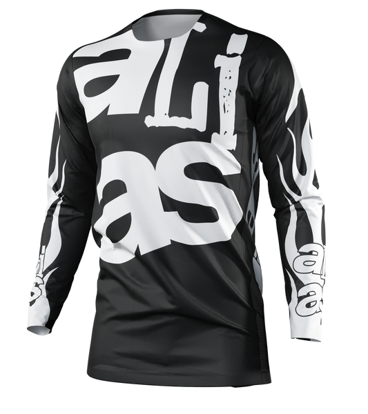 A1 JERSEY - FLAME BLACK